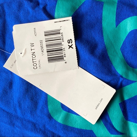 Adidas Women's Performance Tee Shirt XS New - Picture 4 of 8